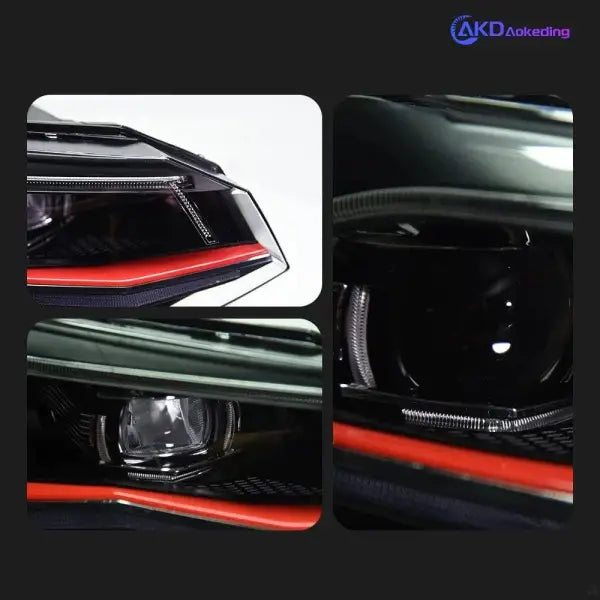 Car Styling Head lamp light for VW Polo LED Headlight Angel