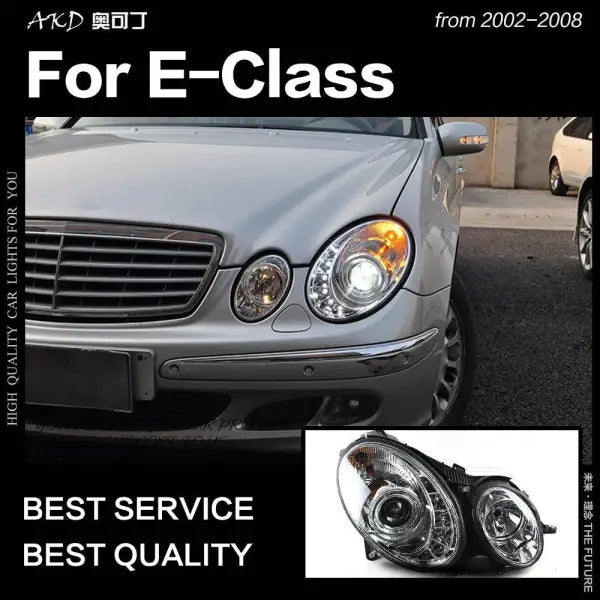 Car Styling Head lamp light for W211 Headlights 2002-2009