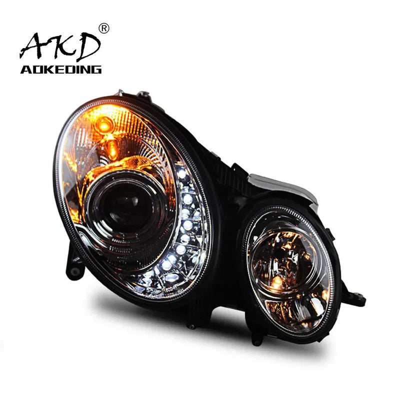 Car Styling Head Lamp for W211 Headlights 2002-2009 E200 E280 E300 LED Headlight LED DRL Hid Bi Xenon