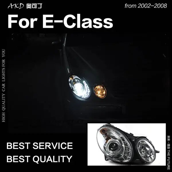 Car Styling Head lamp light for W211 Headlights 2002-2009