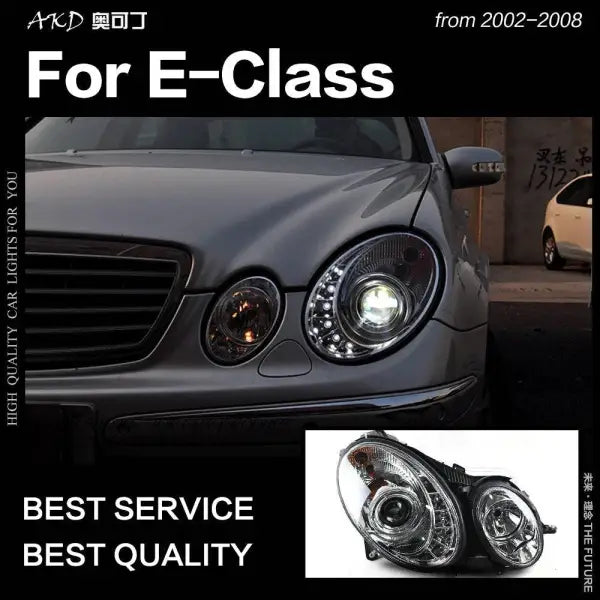 Car Styling Head lamp light for W211 Headlights 2002-2009