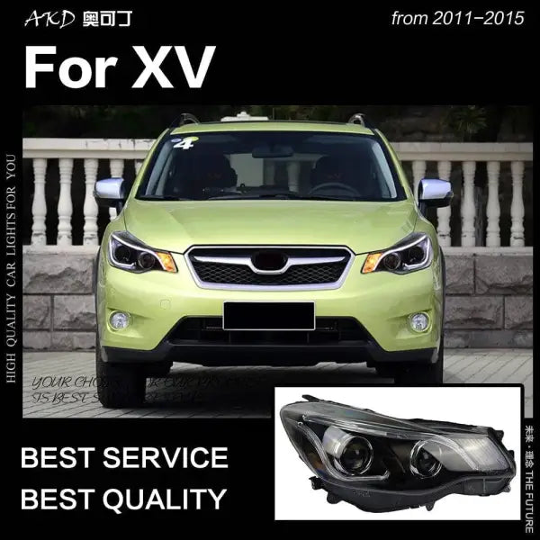 Car Styling Head lamp light for XV Headlights 2011-2015