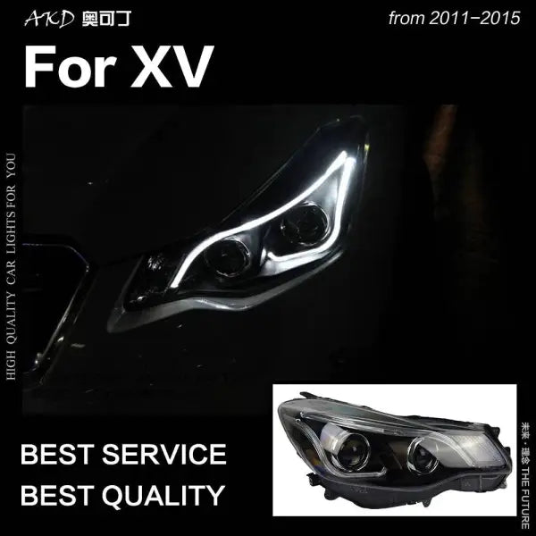 Car Styling Head lamp light for XV Headlights 2011-2015