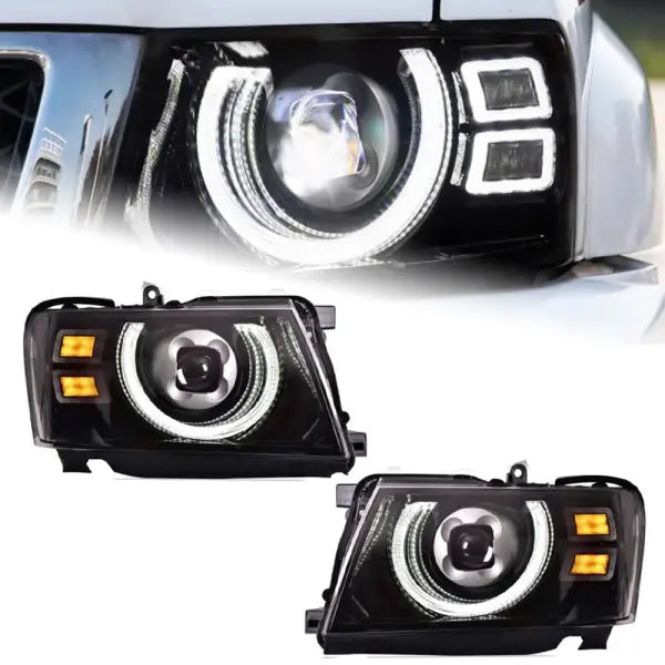 Car Styling Head Lamp for Nissan Patrol Y61 LED Headlight 2005-2022 Headlights Y61 DRL Turn Signal High Auto Accessories