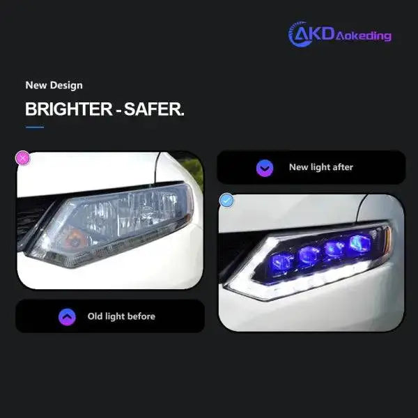 Car Styling Head Lamp for Nissan X-Trail Headlights 2014