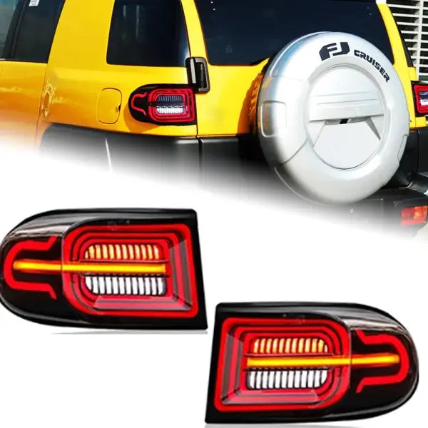 Car Styling Head Lamp for Toyota FJ Cruiser LED Tail Light 2007-2020 FJ Cruiser Rear Fog Brake Turn Signal