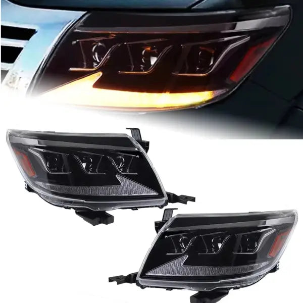 Car Styling Head Lamp for Toyota Hilux VIGO LED Headlight 2011-2014 Headlights Hilux DRL Turn Signal High B Auto Accessories