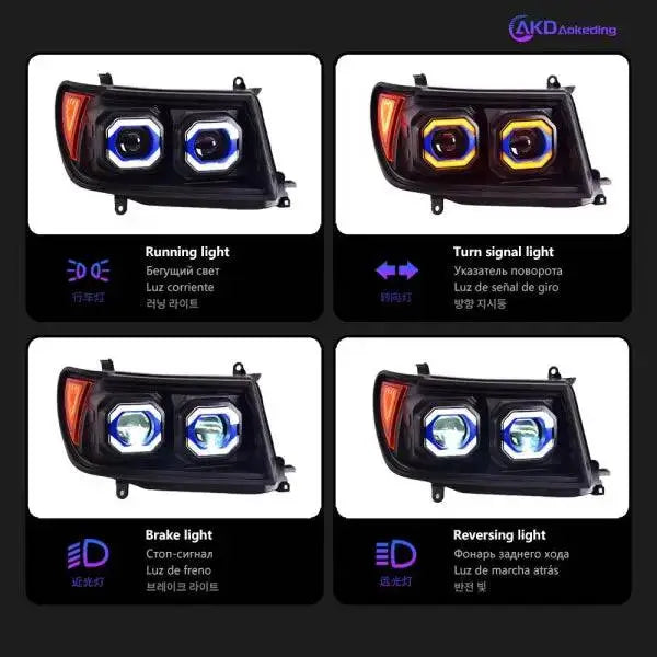 Car Styling Head Lamp for Toyota Land Cruiser Headlights