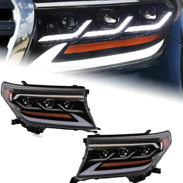 Car Styling Head Lamp for Toyota Land Cruiser LC200 2008-2015 DRL Head Lamp FJ200 Turn Signal Full LED Auto Accessories