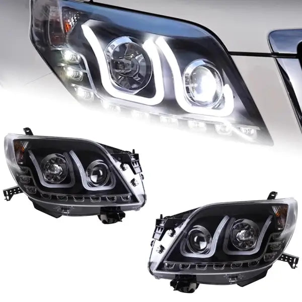 Car Styling Head Lamp for Toyota Prado LED Headlight Projector Lens 2010-2013 Front Drl Signal Automotive