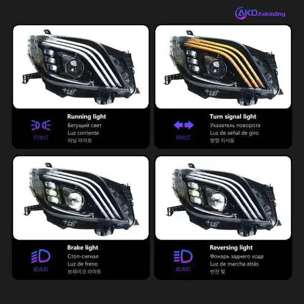 Car Styling Head Lamp for Toyota Prado LED Headlight