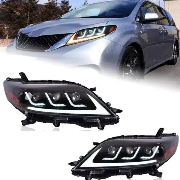 Car Styling Head Lamp for Toyota Sienna Headlights