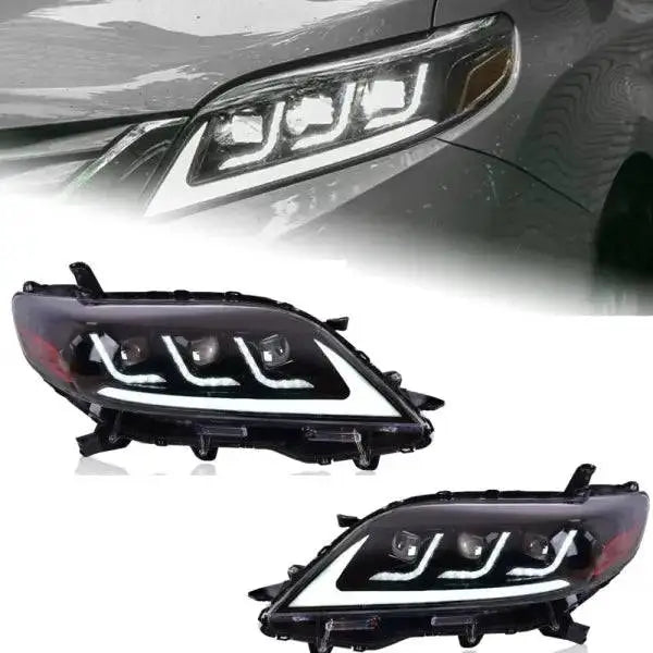 Car Styling Head Lamp for Toyota Sienna Headlights