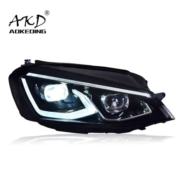 Car Styling Headlights for Golf 7 LED Headlight Animation