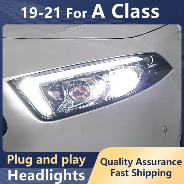 Car Styling Headlights for Mercedes-Benz a Class 2019-2021 A180 A200 W177 All LED DRL Dynamic Turn Signal Head Lamps