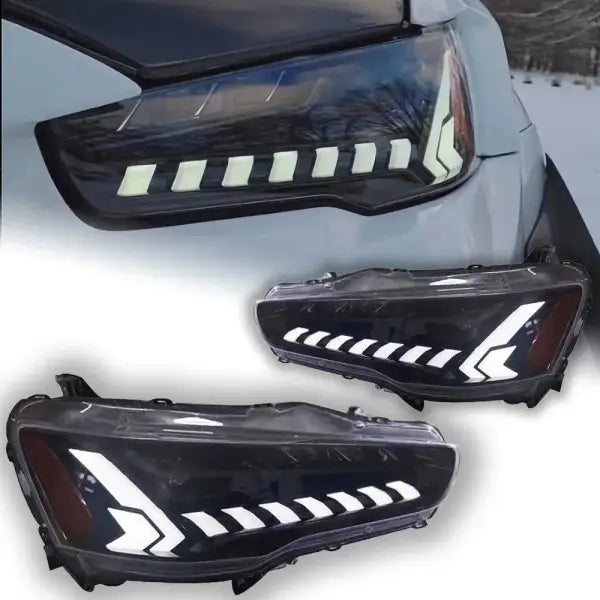 Car Styling Headlights for Mitsubishi Lancer LED Headlight