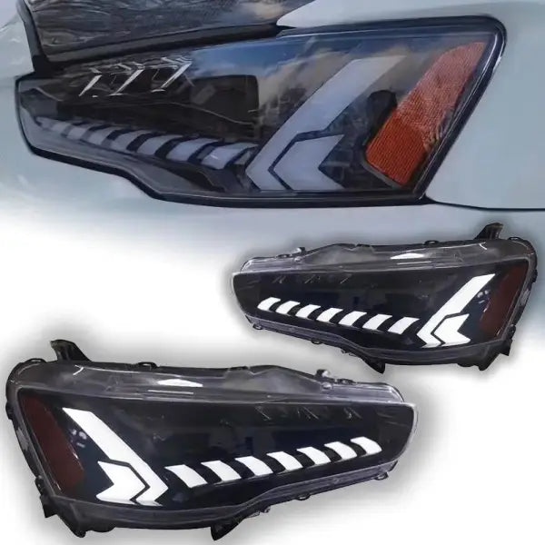 Car Styling Headlights for Mitsubishi Lancer LED Headlight