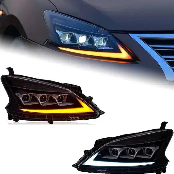 Car Styling Headlights for Nissan Sylphy Sentra LED