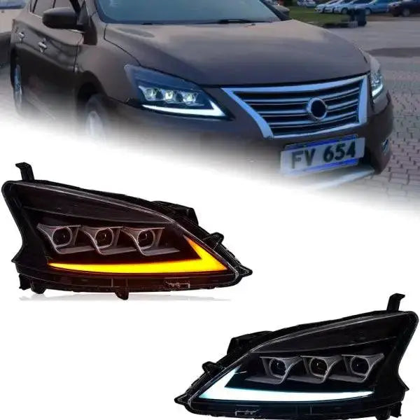 Car Styling Headlights for Nissan Sylphy Sentra LED