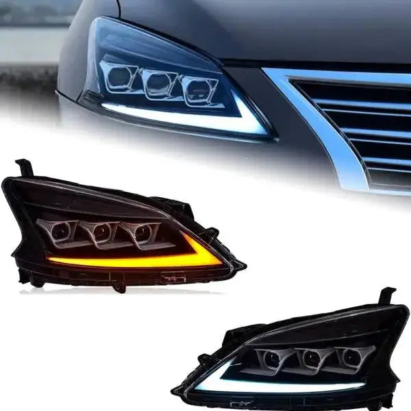 Car Styling Headlights for Nissan Sylphy Sentra LED