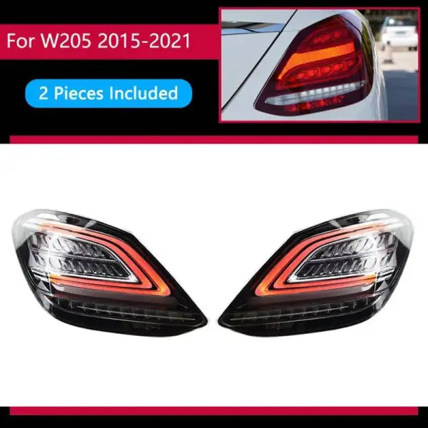 Car Styling Lights for Benz W205 LED Tail Lihgt 2014-2019