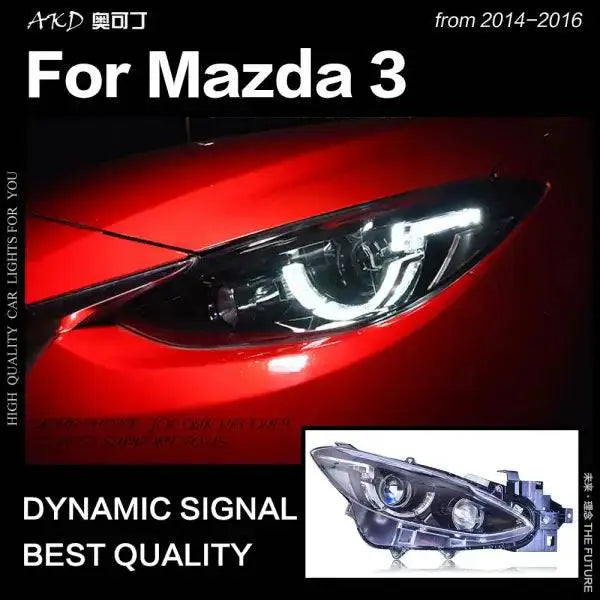 Car Styling for Mazda 3 Axela LED Headlight 2014-2016 New