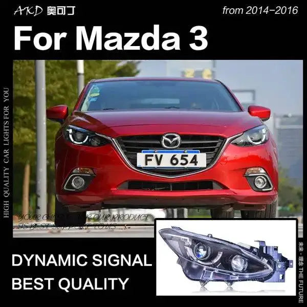 Car Styling for Mazda 3 Axela LED Headlight 2014-2016 New