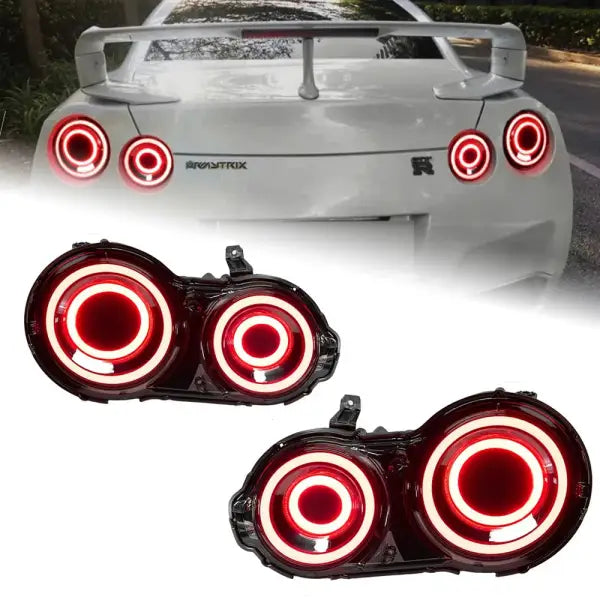 Car Styling for Nissan GT-R R35 LED Tail Light 2009-2017 GTR R35 Valenti Rear Fog Brake Turn Signal Auto Accessories