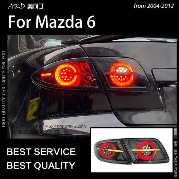 Car Styling Rear lamp light for Mazda 6 Tail lamp light