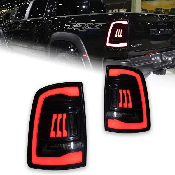 Car Styling Tail Lamp for Dodge Ram Tail Lights 2009-2018 Ram1500 2500 LED Tail Light DRL Signal Brake Reverse