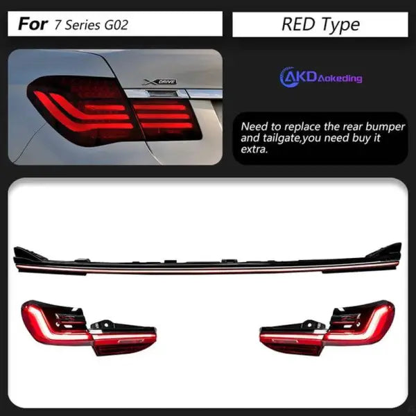 Car Styling Tail lamp light for 7 Series G11 G02 Tail