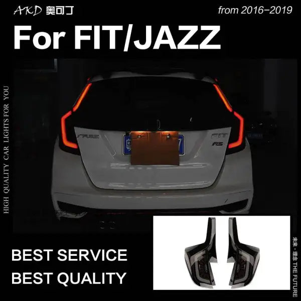 Car Styling Tail lamp light for Fit Jazz Tail Light