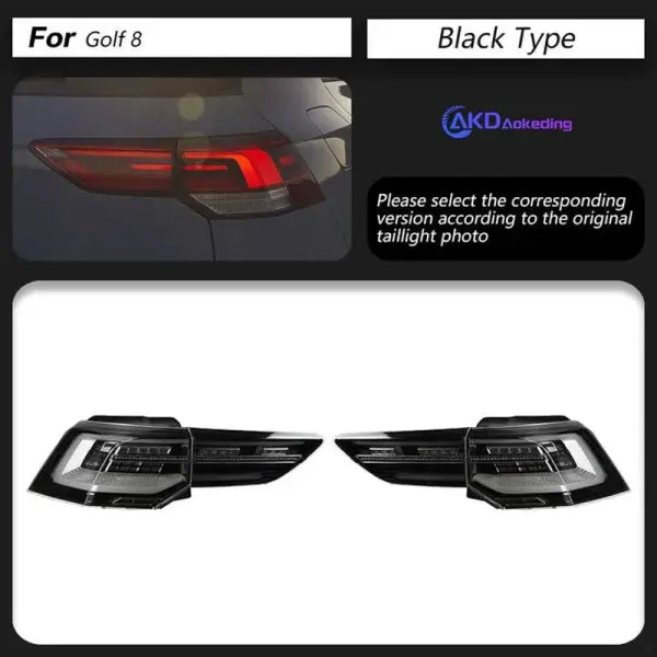 Car Styling Tail lamp light for Golf 8 Tail Lights