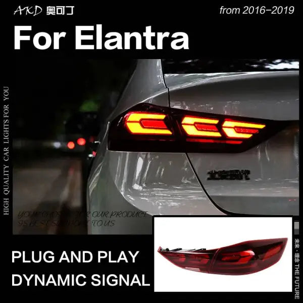 Car Styling Tail lamp light for Hyundai Elantra LED Tail