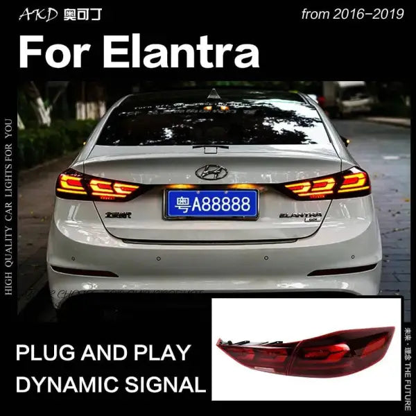 Car Styling Tail lamp light for Hyundai Elantra LED Tail