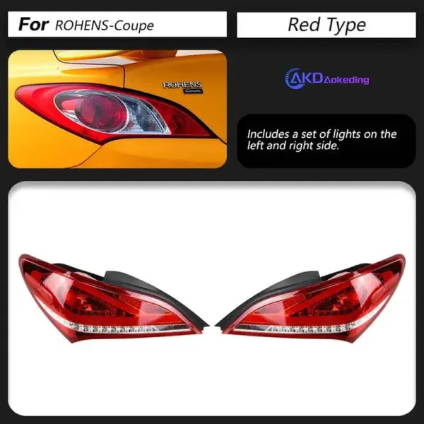 Car Styling Tail lamp light for Hyundai Rohens Coupe