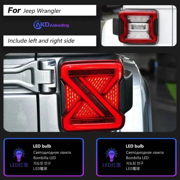 Car Styling Tail lamp light for Jeep Wrangler Tail Lights