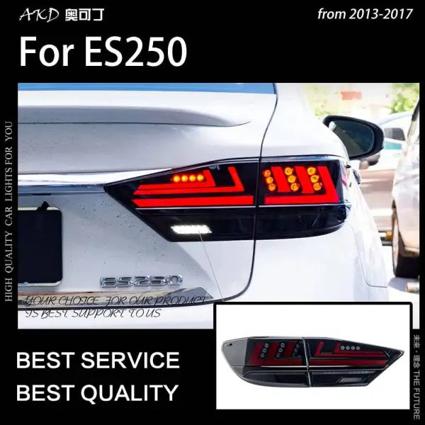 Car Styling Tail lamp light for Lexus ES250 Tail Lights