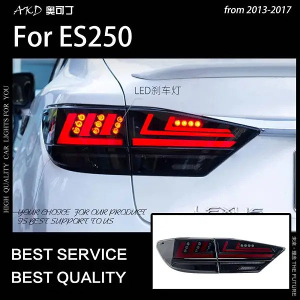 Car Styling Tail lamp light for Lexus ES250 Tail Lights