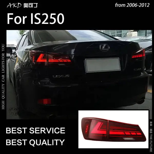 Car Styling Tail lamp light for Lexus IS250 Tail Lights