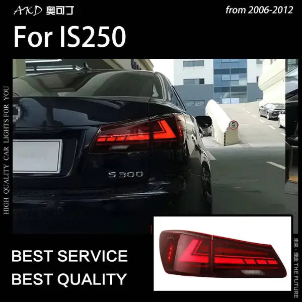 Car Styling Tail lamp light for Lexus IS250 Tail Lights