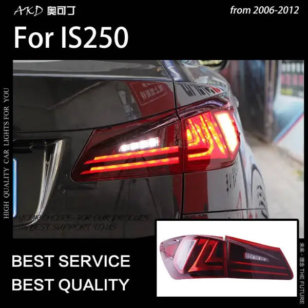 Car Styling Tail lamp light for Lexus IS250 Tail Lights