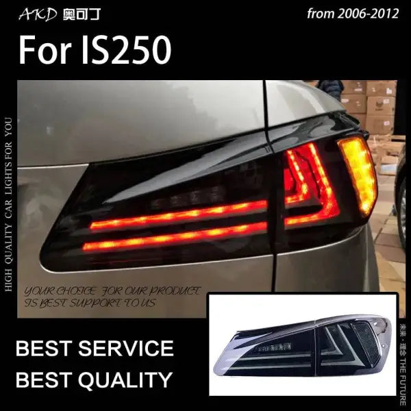 Car Styling Tail lamp light for Lexus IS250 Tail Lights