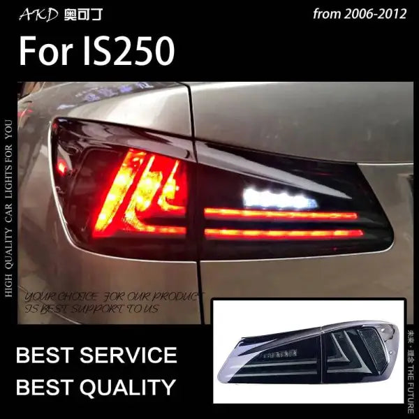 Car Styling Tail lamp light for Lexus IS250 Tail Lights