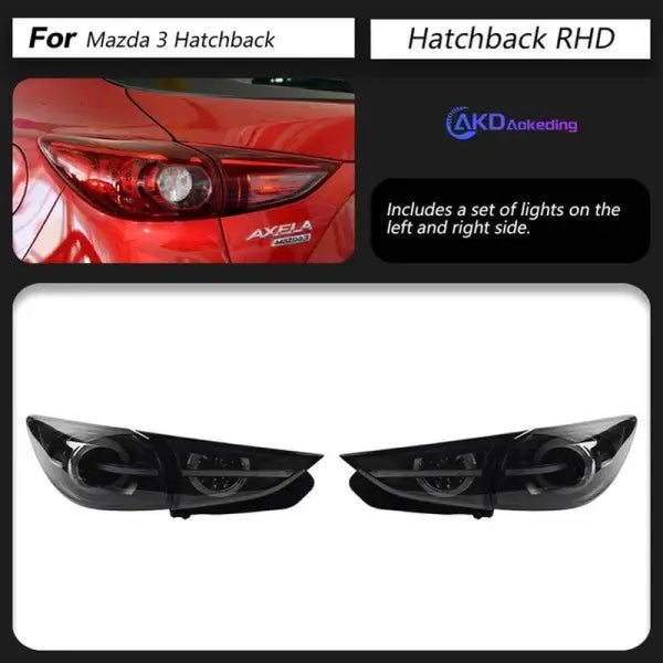 Car Styling Tail lamp light for Mazda 3 Axela LED Tail