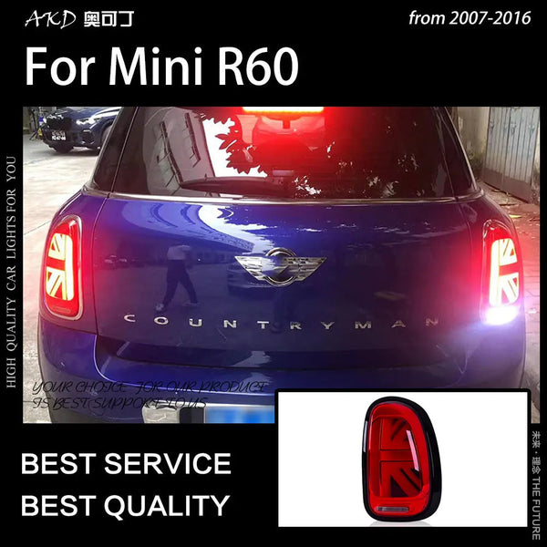 Car Styling Tail Lamp for MINI R60 LED Tail Light 2007-2016 Countryman Dynamic Signal DRL Brake Reverse