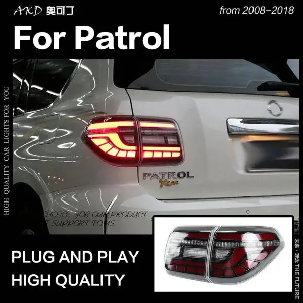 Car Styling Tail lamp light for Nissan Patrol Tail Lights