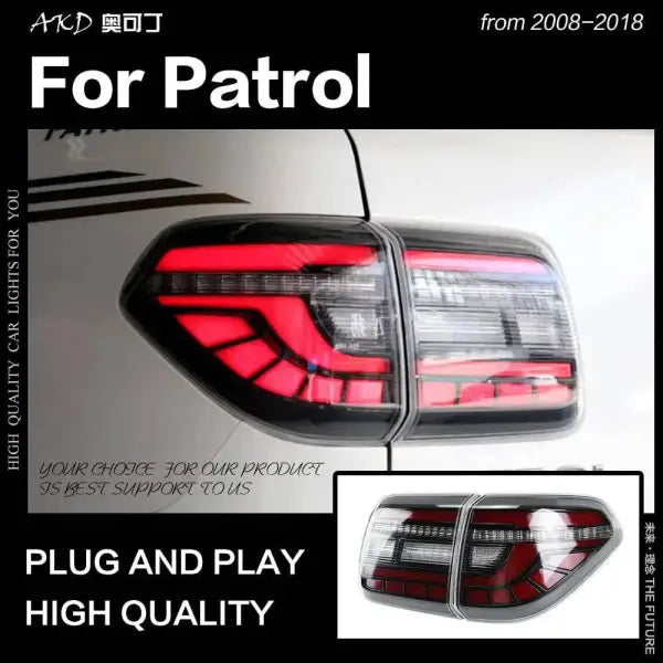 Car Styling Tail lamp light for Nissan Patrol Tail Lights