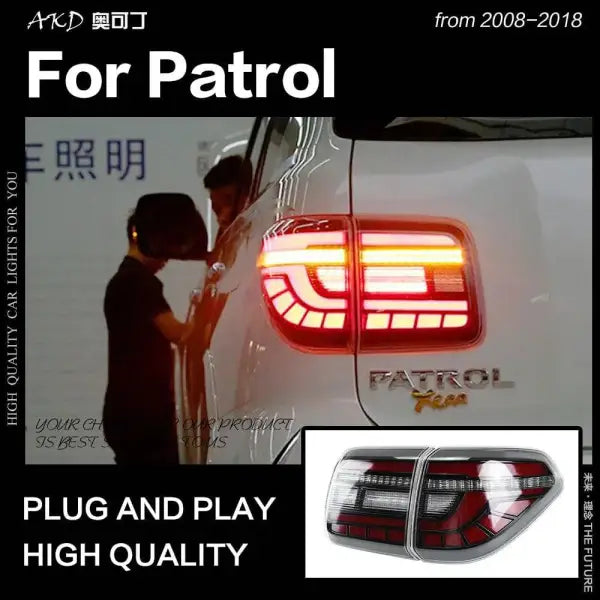 Car Styling Tail lamp light for Nissan Patrol Tail Lights