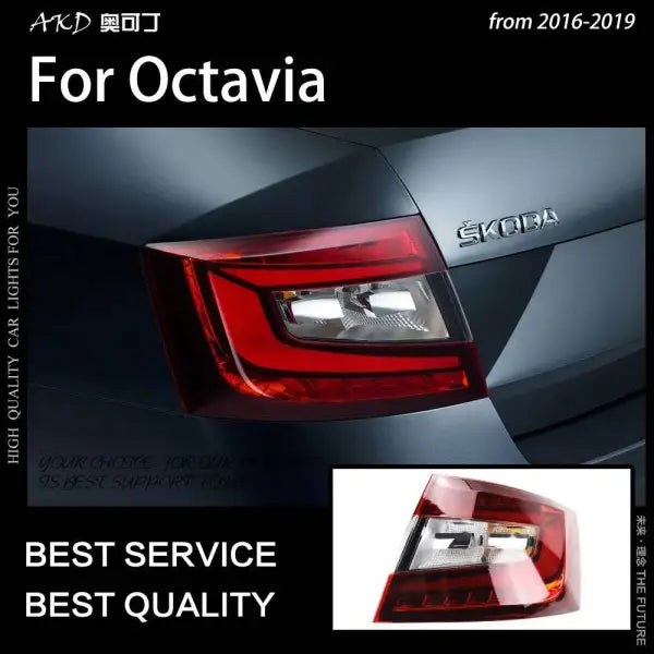 Car Styling Tail lamp light for Octavia Tail Light